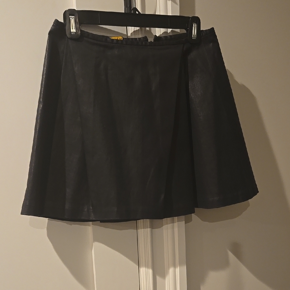 Classic Wax Black Women's Mini Skirt